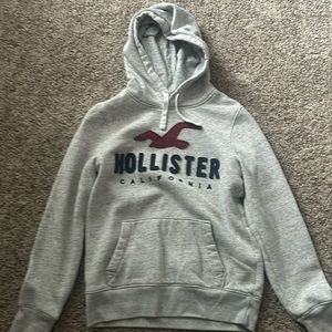 Hollister hoodie, grey, size (xs) adult
